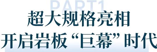 岩板新电竞投注！雪狼超大规格岩板震撼厦门